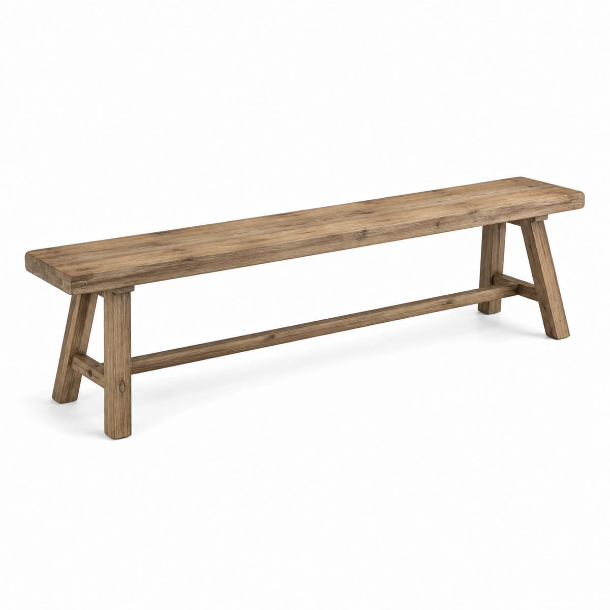 Banco de madera de teca marrón 180 cm
