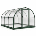 Invernadero de Policarbonato con Estructura de Aluminio Verde 250x250x200 cm